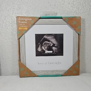 Kate & Milo Rustic Gray Sonogram Frame - Love at First Sight
